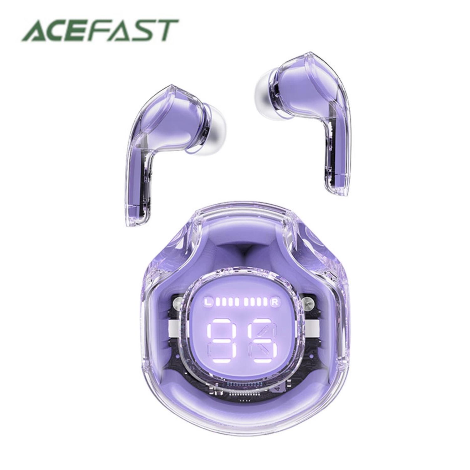 Acefast T8 Bluetooth TWS fioletowe