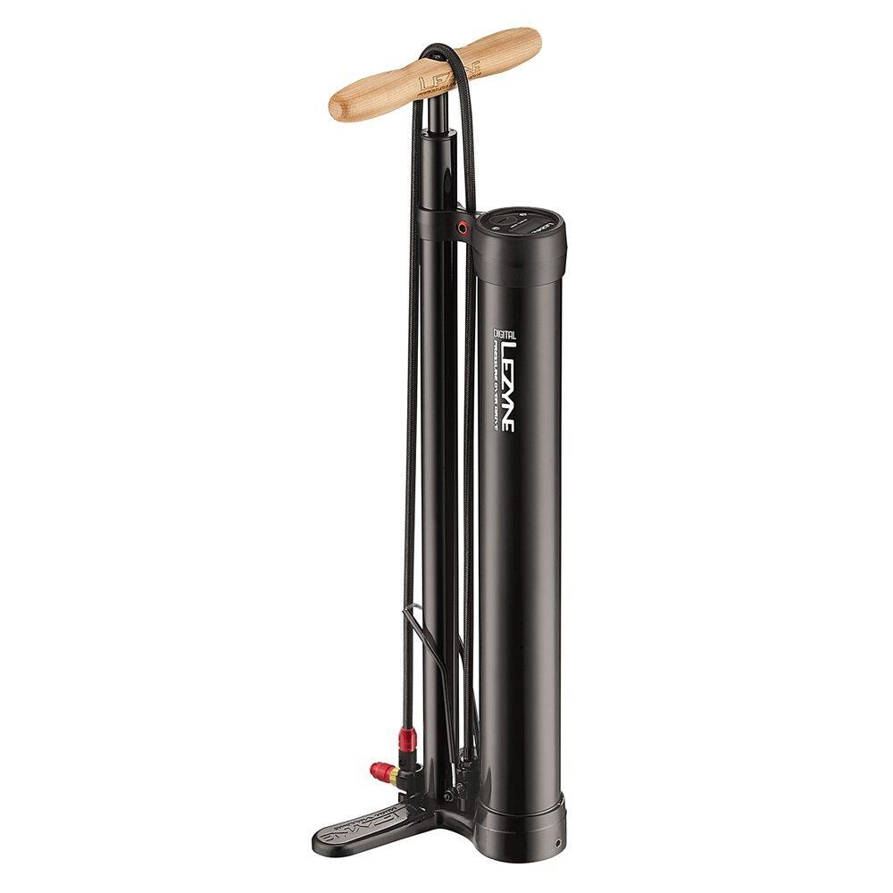Lezyne Pompa do roweru Digital pressure Overdrive Stand powietrza pompka rowerowa 2018 1-FP-DPRODR-V204_Gloss Black