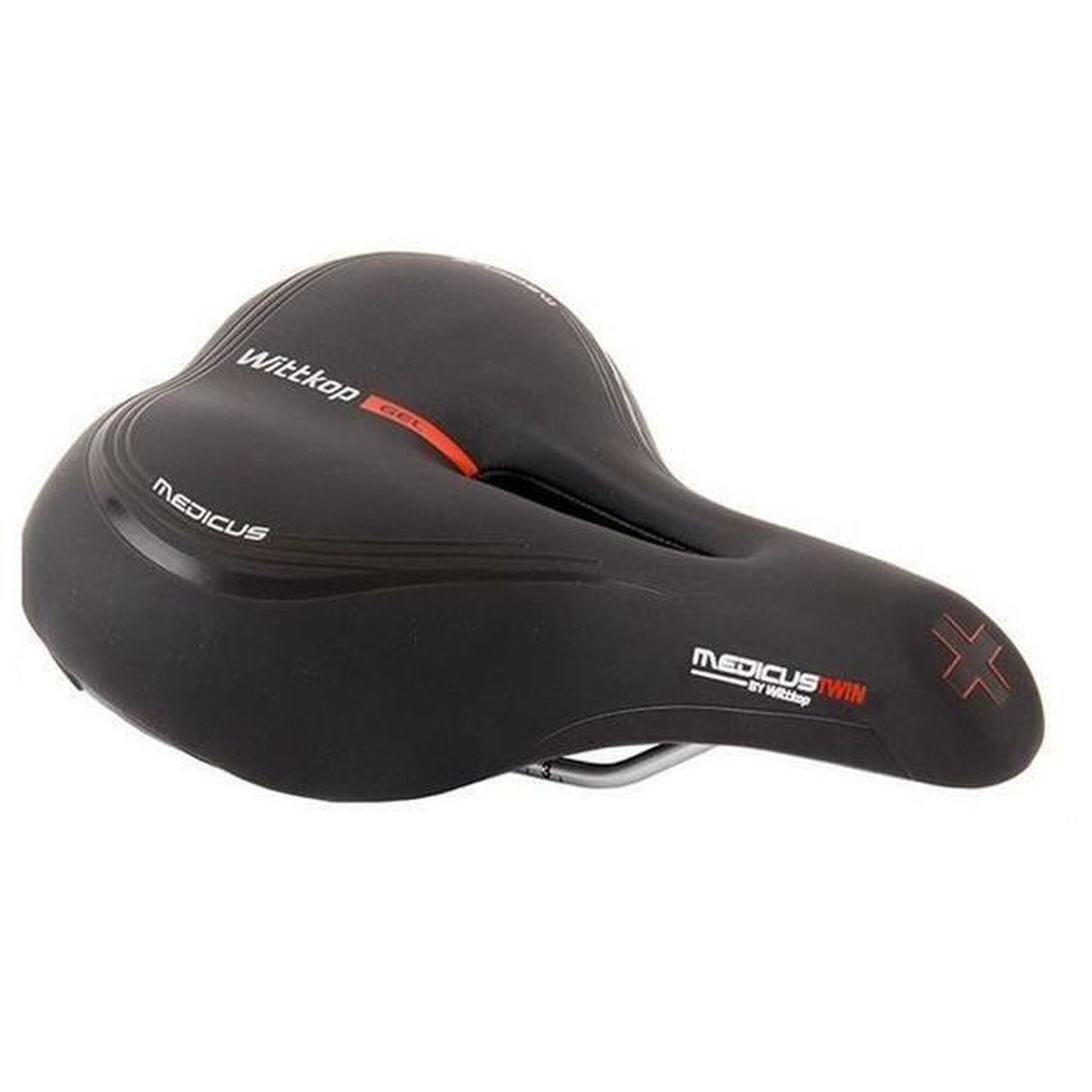 Selle Royal Büchel Siodełka Siodełko Rowerowe Wittkop Twin Medikus 3.0 (City) 81200, Czarna, One Size