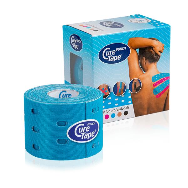 Cure Tape PUNCH kinesiotaping Niebieski 5cm x 5m