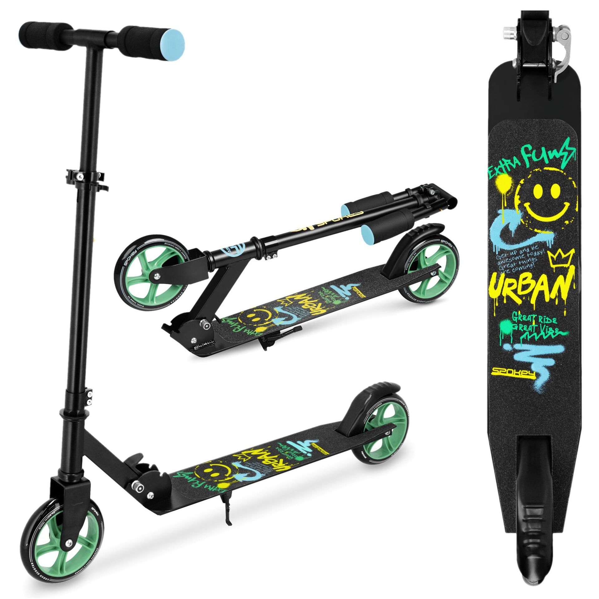 Hulajnoga Spokey Notus 145 BK Jr (kolor Czarny, rozmiar 145 MM)
