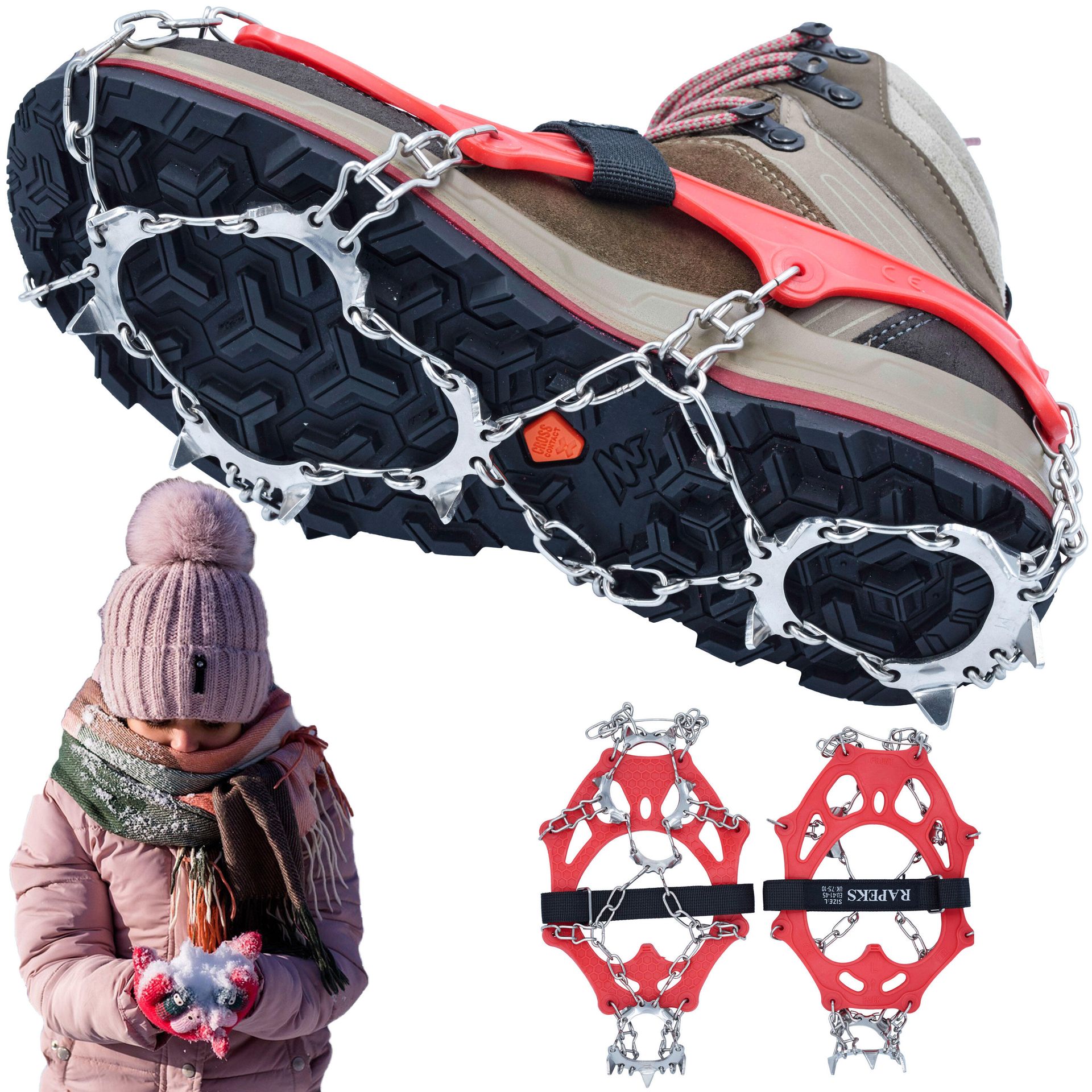 Raczki turystyczne RAPEKS Icetrak ( 32-36)