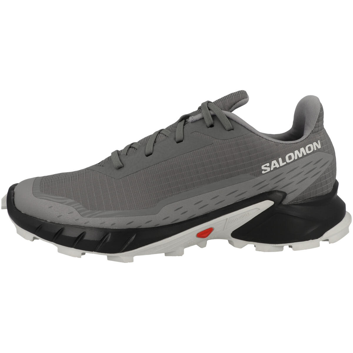 Salomon Męskie buty trekkingowe Alphacross 5, Pewter Black Ghost Gray, 46 EU