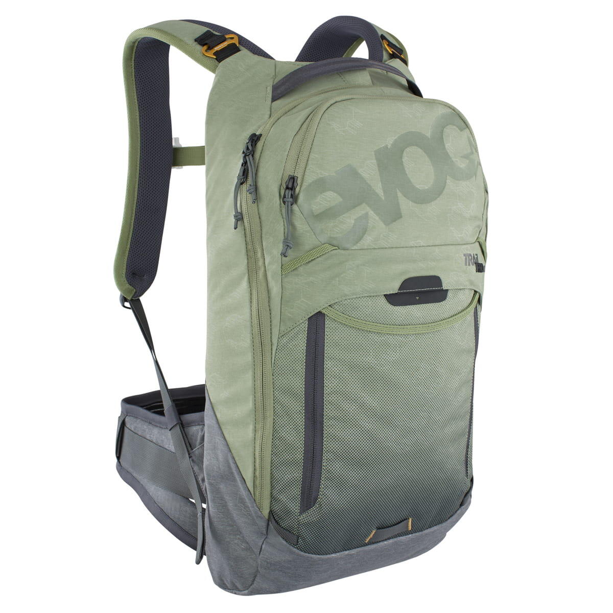 Evoc Trail Pro 10 Protector Backpack, light olive/carbon grey L/XL 2021 Plecaki rowerowe 100119327-L/XL