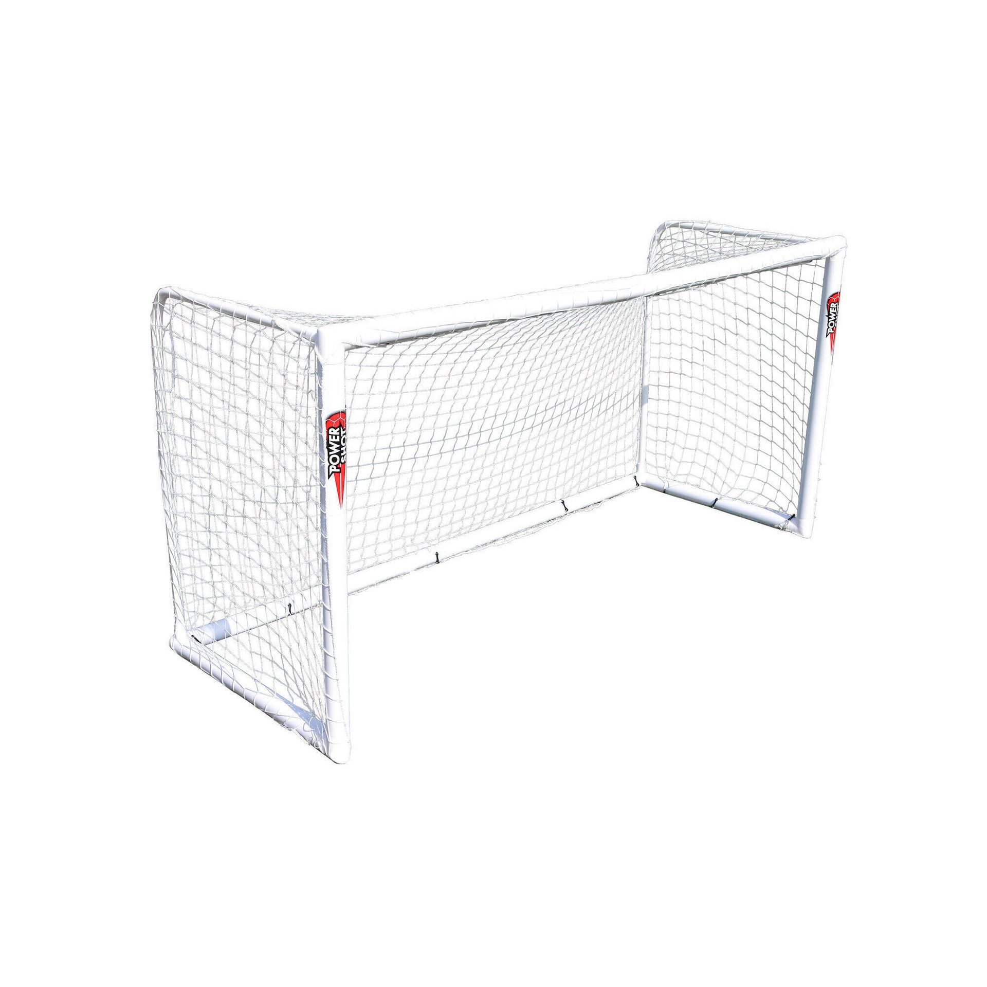 Bramka do piłki nożnej o wymiarach 2,4 x 1,2 m - idealna do kopania w ogrodzie