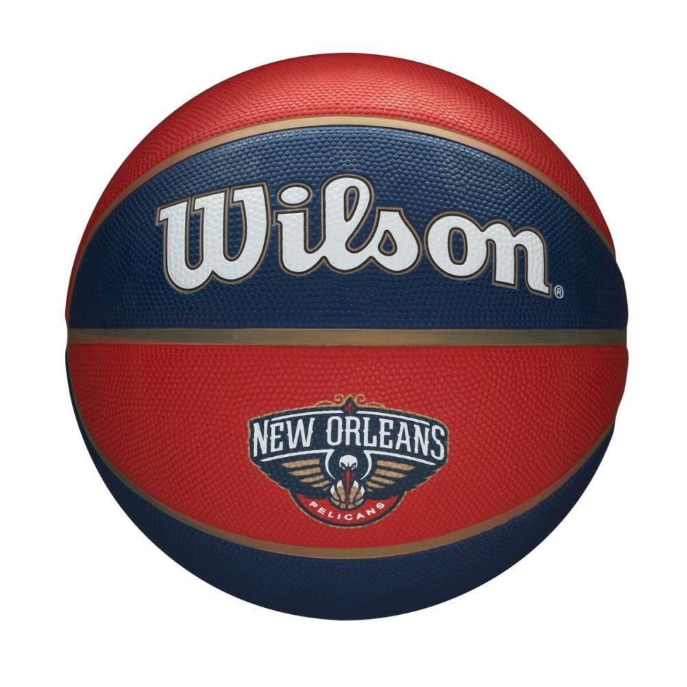 Piłka do koszykówki Wilson NBA Team Tribute New Orleans Pelicans blue rozmiar 7