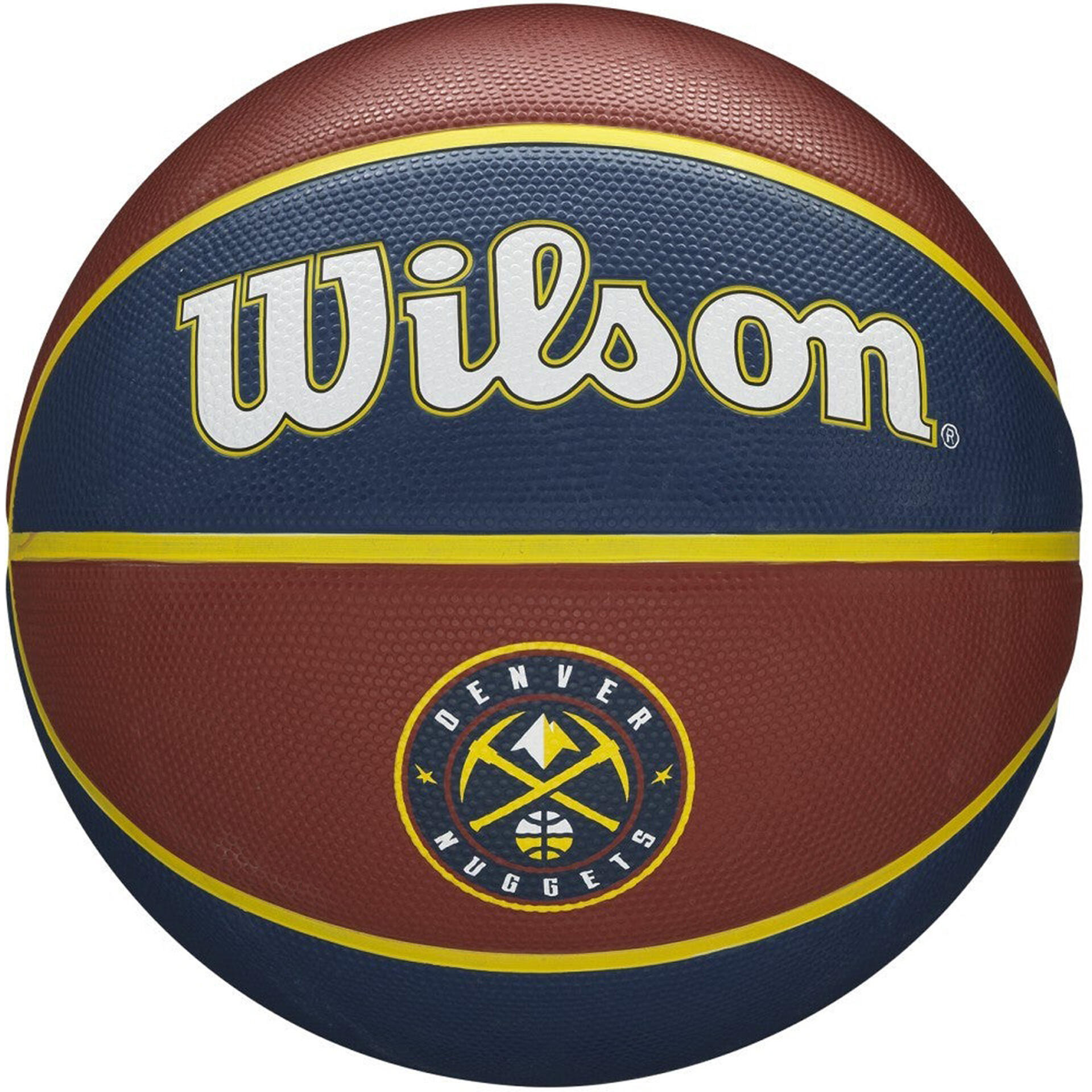 Piłka do koszykówki Wilson NBA Team Tribute Denver Nuggets blue rozmiar 7