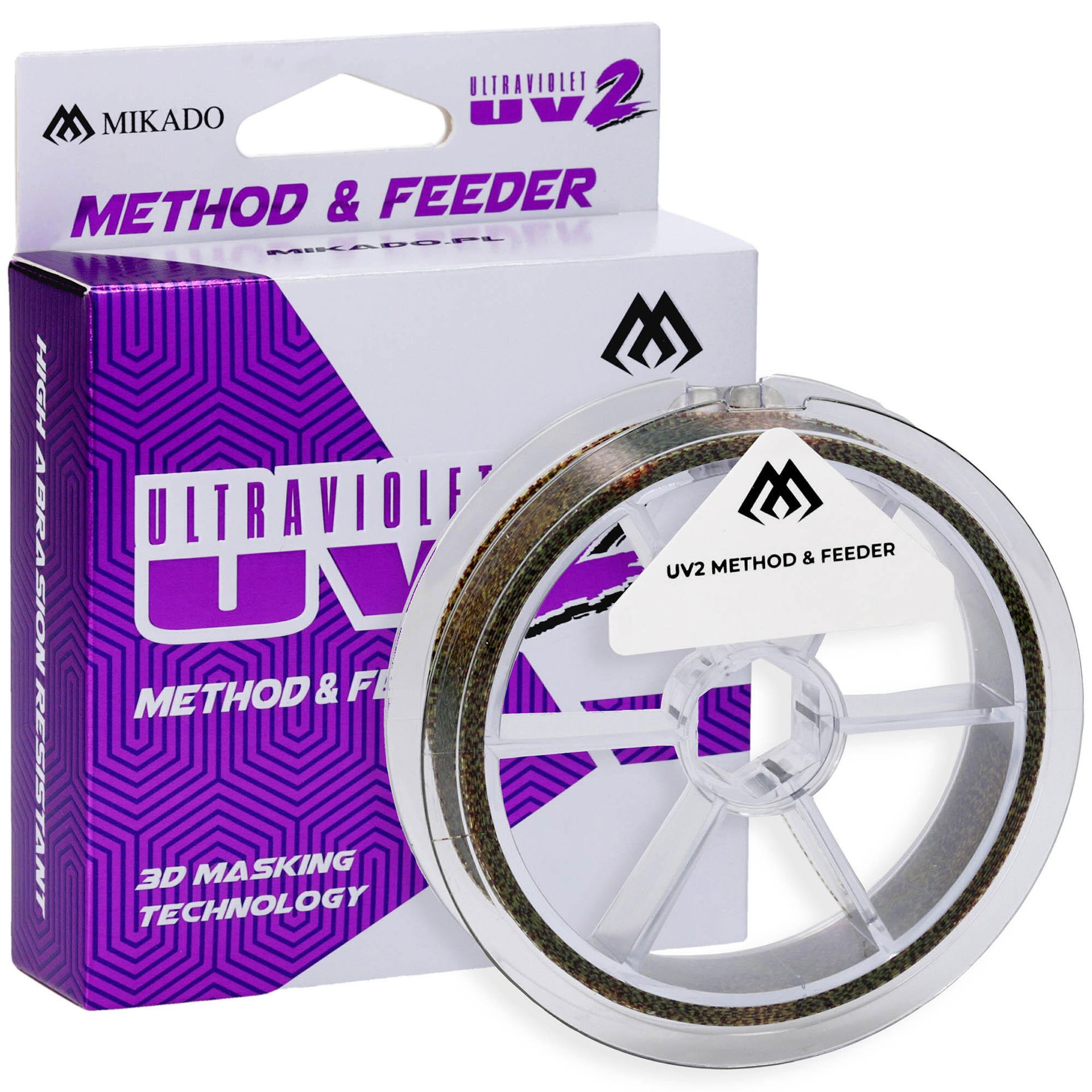 Żyłka MIKADO Ultraviolet II Method Feeder 0.20 mm / 300 m Camouflage