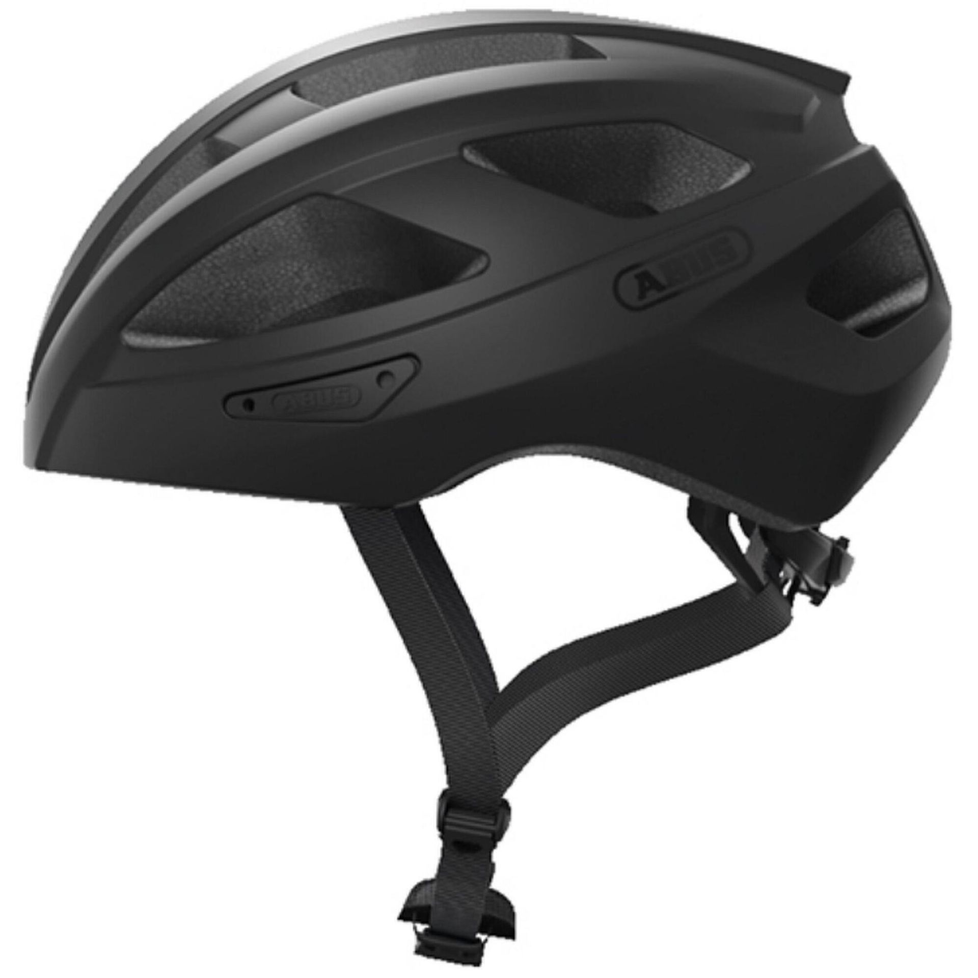 Abus Macator Kask, czarny M | 52-58cm 2022 Kaski rowerowe 87212