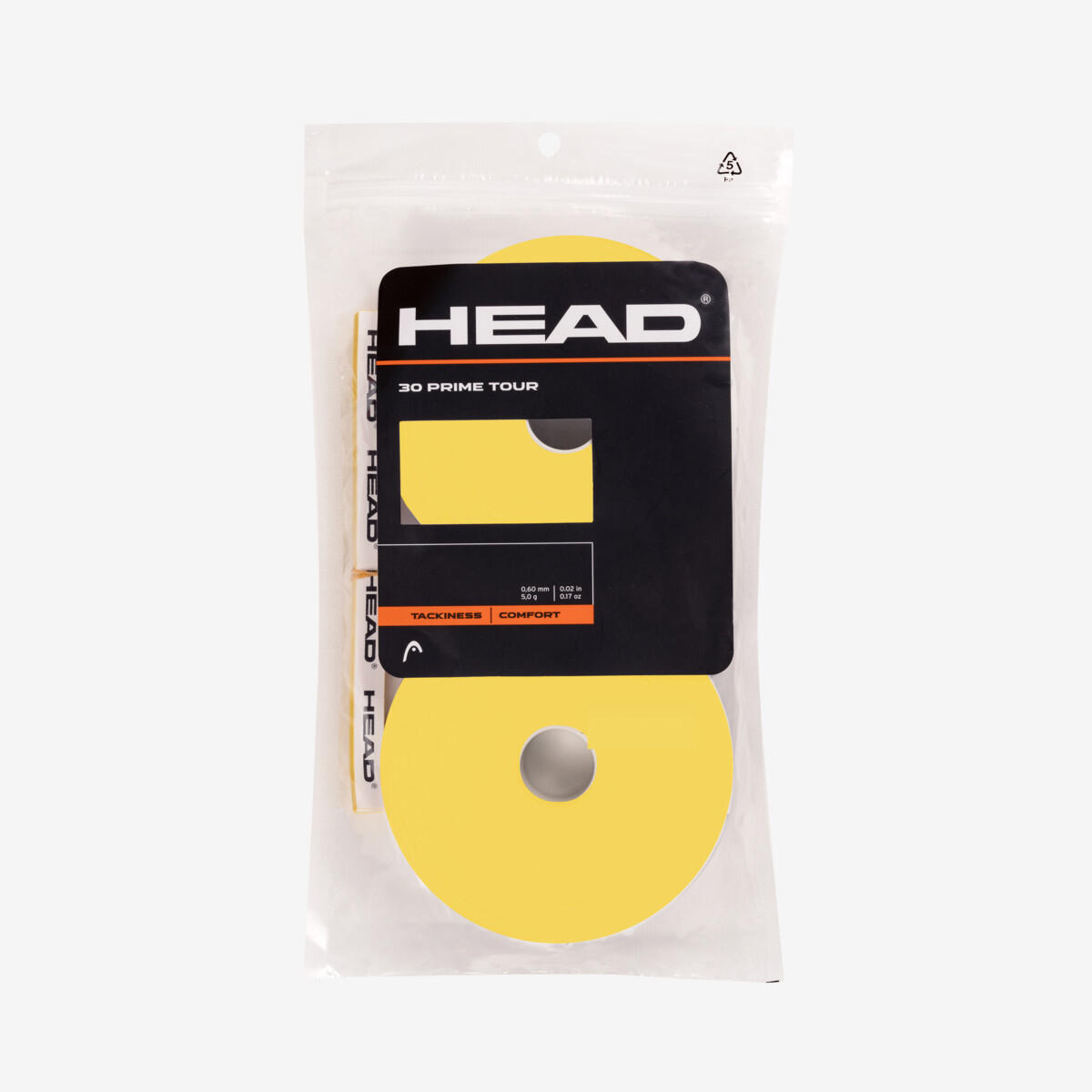 Owijki tenisowe wierzchnie Head Prime Tour x30 żółte