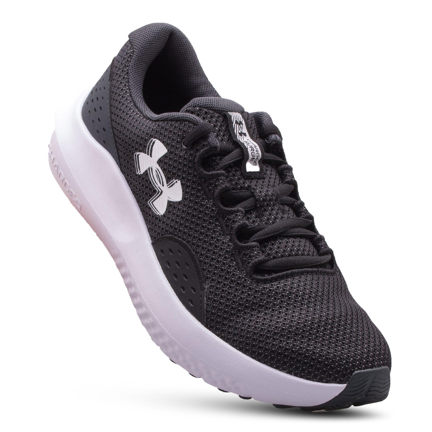 Buty do biegania damskie Under Armour Charged Surge 4 black/white 39