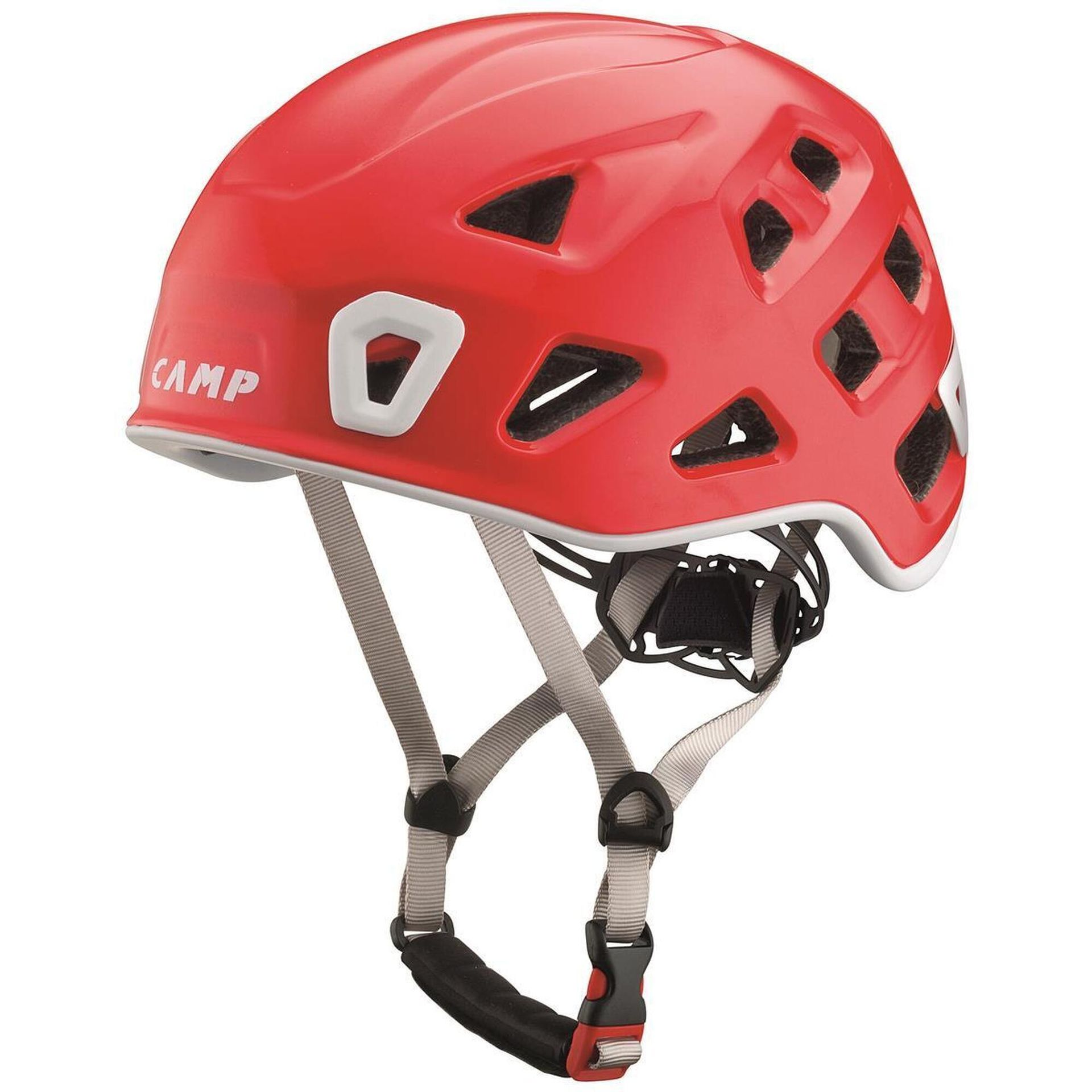 Camp Storm Kask, red 48-56cm 2021 Kaski wspinaczkowe 2457-48-56 cm-Red