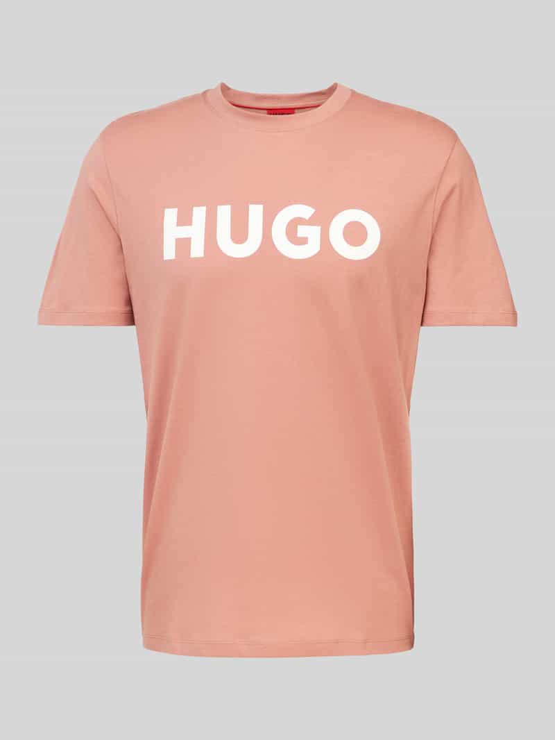 T-shirt z nadrukiem z logo model ‘DULIVIO’
