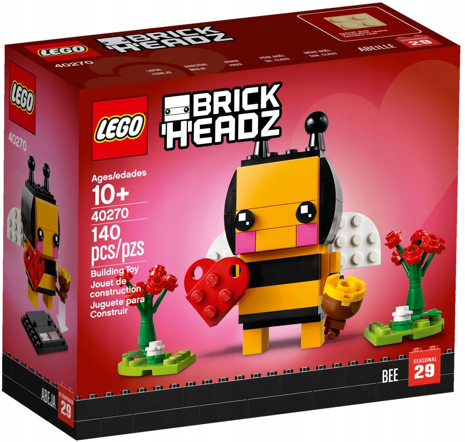 Lego BrickHeadz 40270 Walentynkowa pszczółka