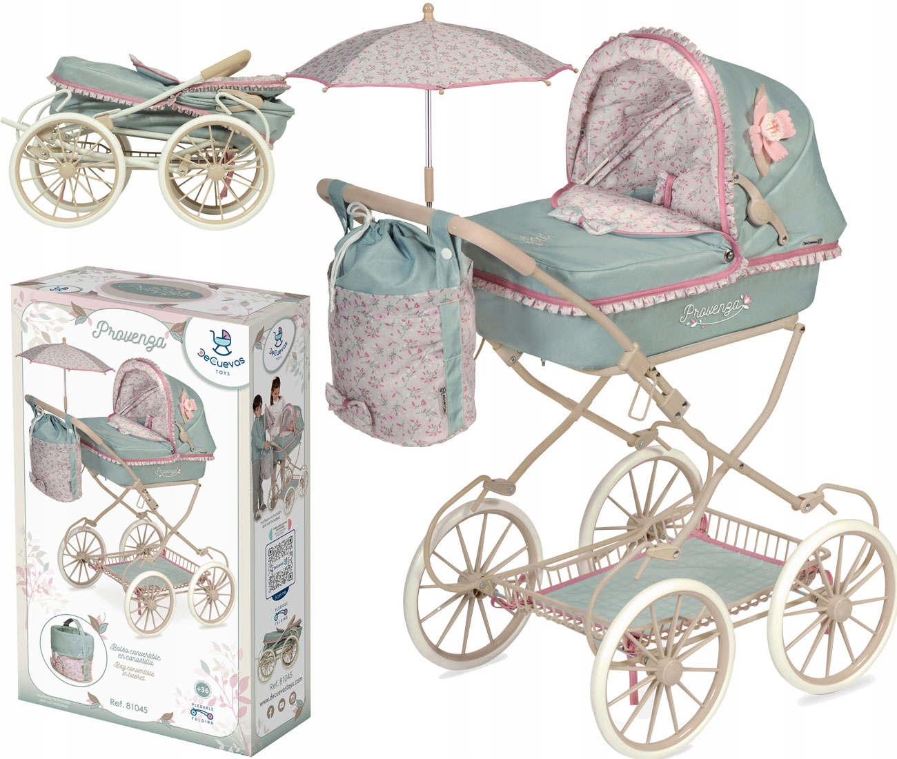 Wózek Dla Lalek Provence DeCuevas Toys 81045