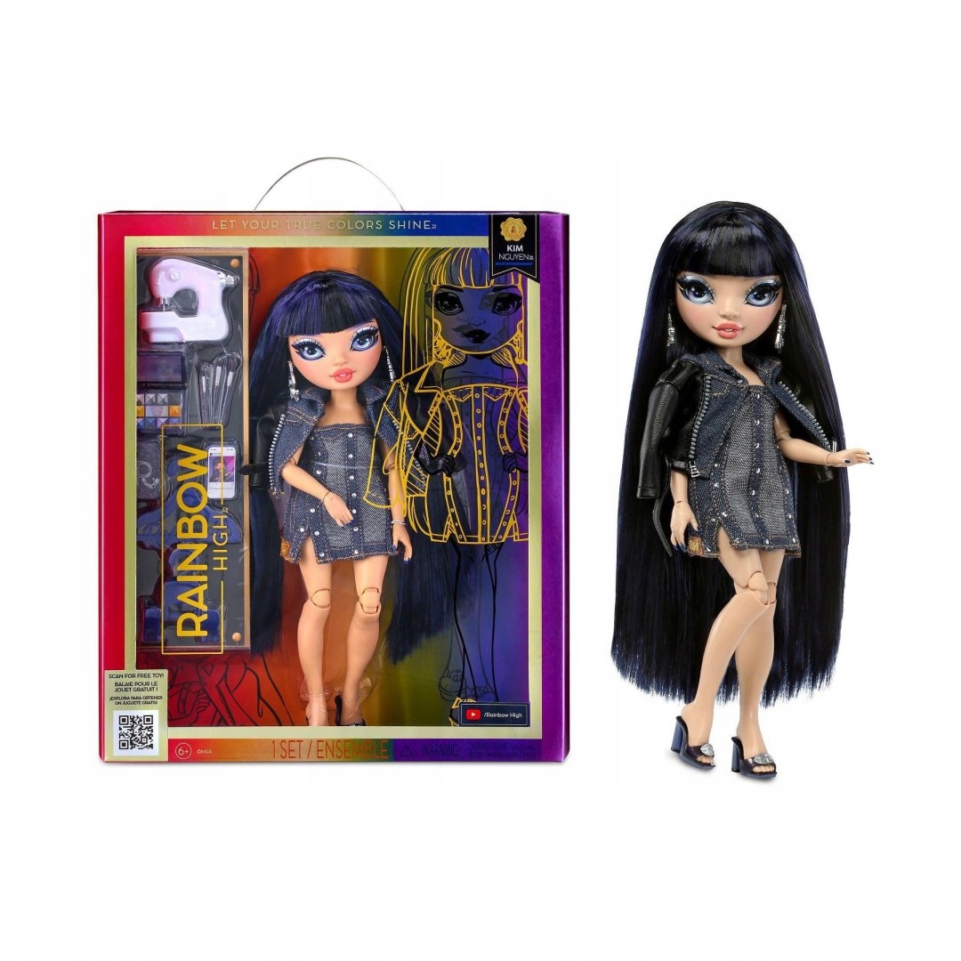 Rainbow High S23 Fashion Doll- Kim (Blue) 583158EU