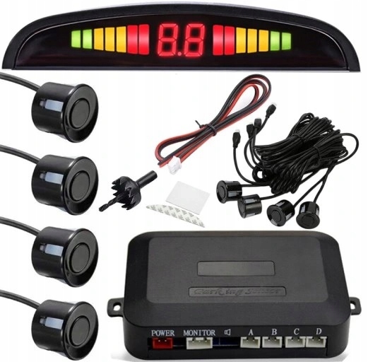 Czujniki Parkowania Cofania Tył Zestaw 4x