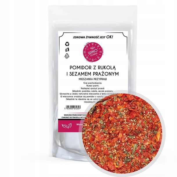 POMIDOR RUKOLA SEZAM mieszanka - 100g Eksplozja Smaków w Twojej Kuchni