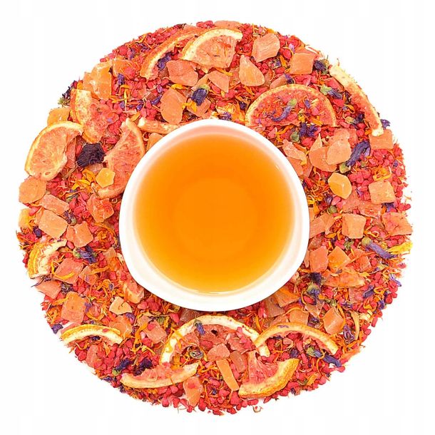 Herbata Owocowa Mango Lemon Tango 50 g Cytrynowa