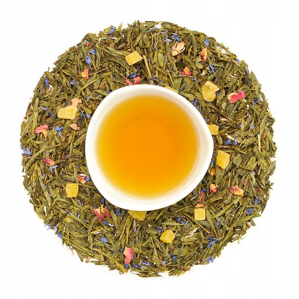 Herbata zielona Sencha Słodycz Mango 50 g