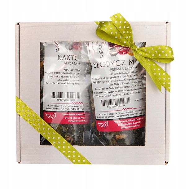 Herbata zielona Zestaw Herbat na prezent 2x50 g