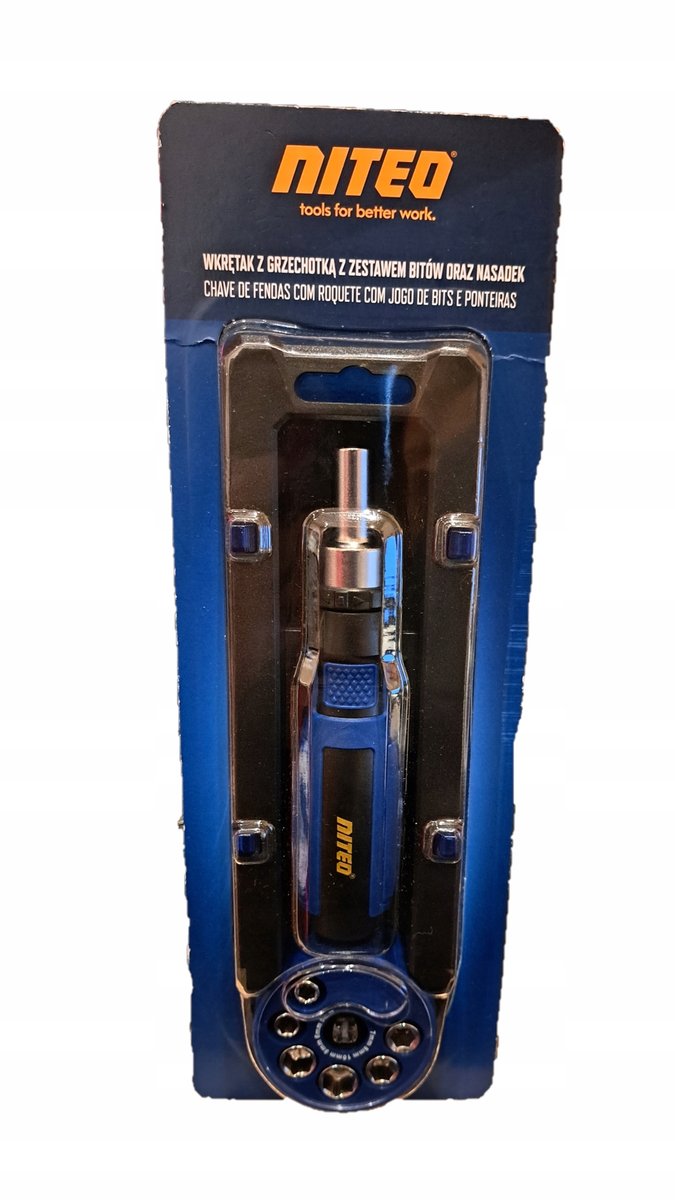 WKRĘTAK Z GRZECHOTKĄ Z ZESTAWEM BITÓW NITEO 39EL - postaw na wygodę !