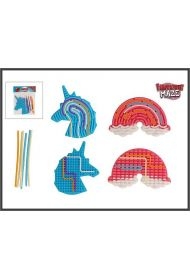 Fingerprint Maze tablica sensoryczna tęcza jednorożec 12-nitek 18,5cm