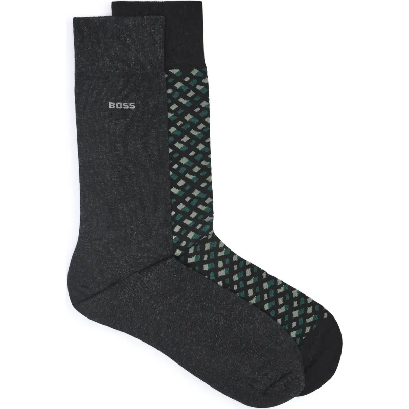 BOSS BLACK Skarpety 2-pack Monogram CC