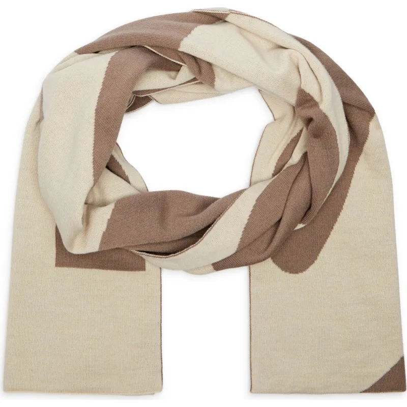 BOSS GREEN Wełniany szal Arev_Scarf