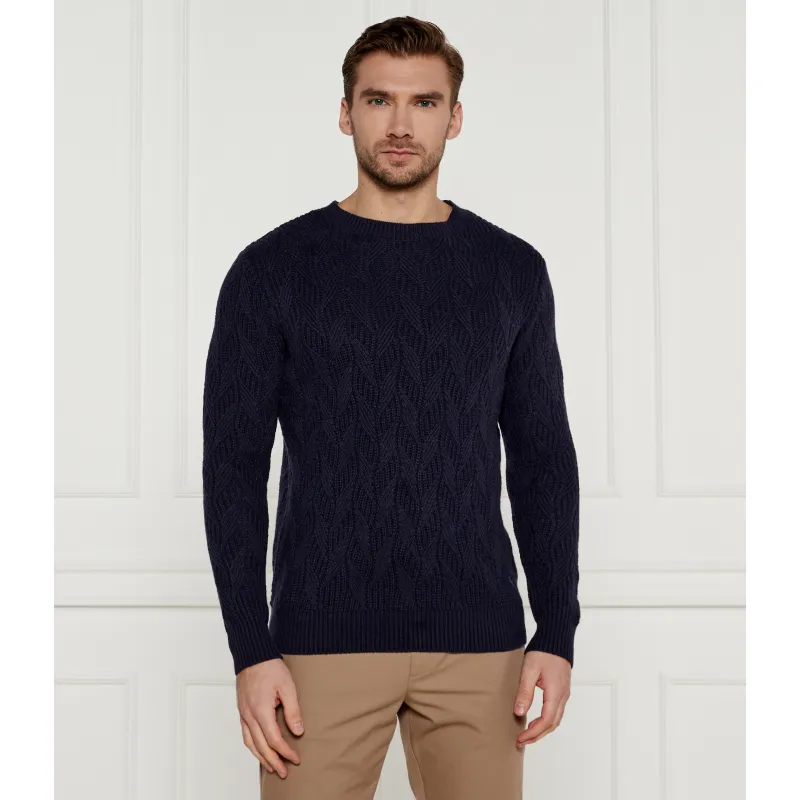 GUESS Sweter EVANDER Regular Fit z dodatkiem wełny