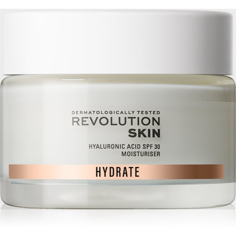 Revolution Skincare Hydrate Hyaluronic Acid nawilżający krem do twarzy SPF 30 50 ml