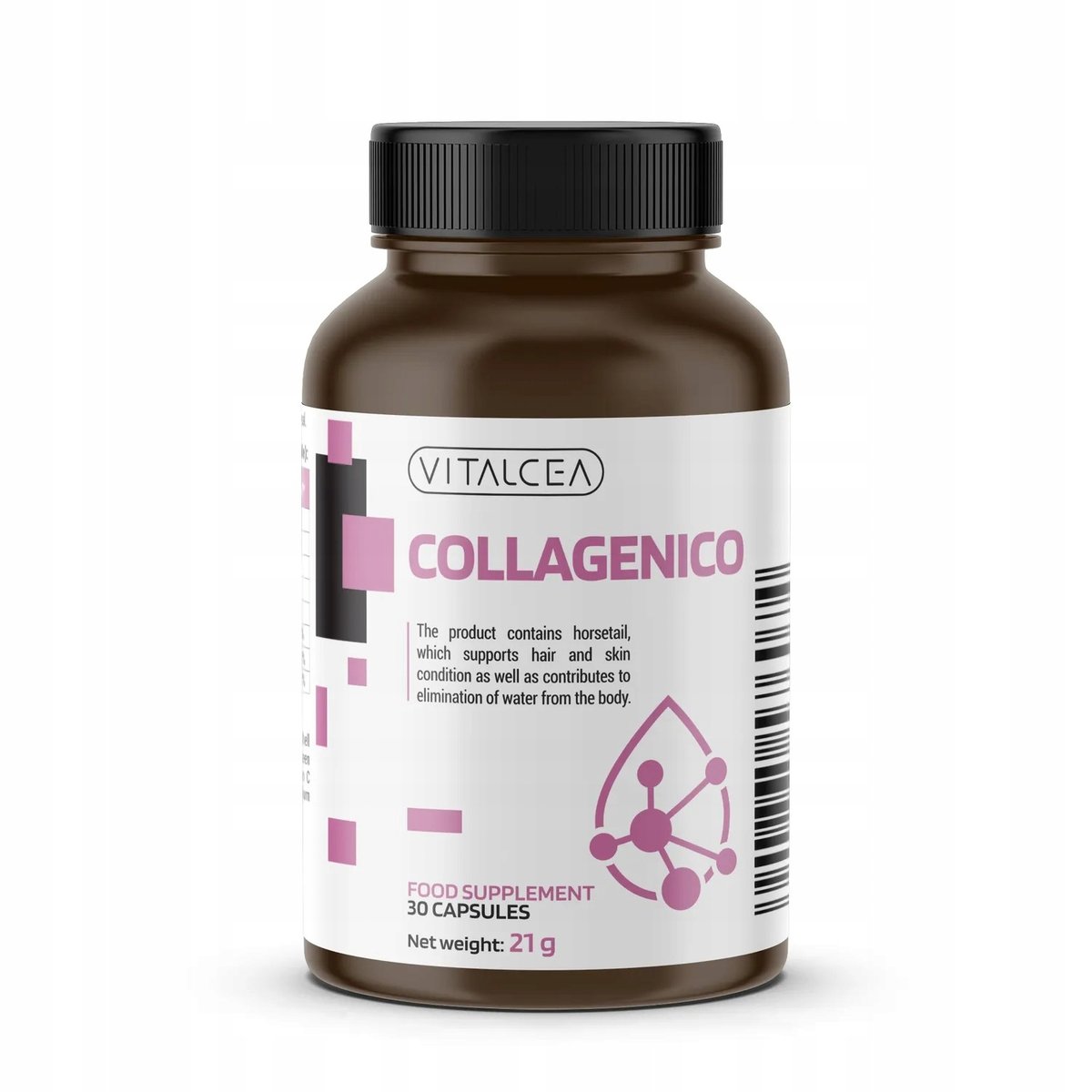 Collagenico : Witamina C Selen Biotyna Skrzyp polny Kolagen Rybi| 30caps.