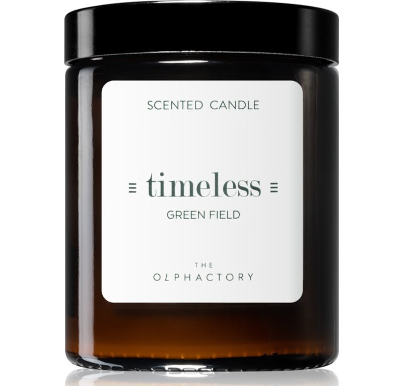 Świeca zapachowa „Timeless Green Field” marki Olphactory, 135 g