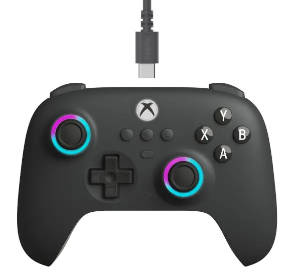 8BitDo Ultimate C Wired do PC, Xbox Przewodowy Ciemnoszary
