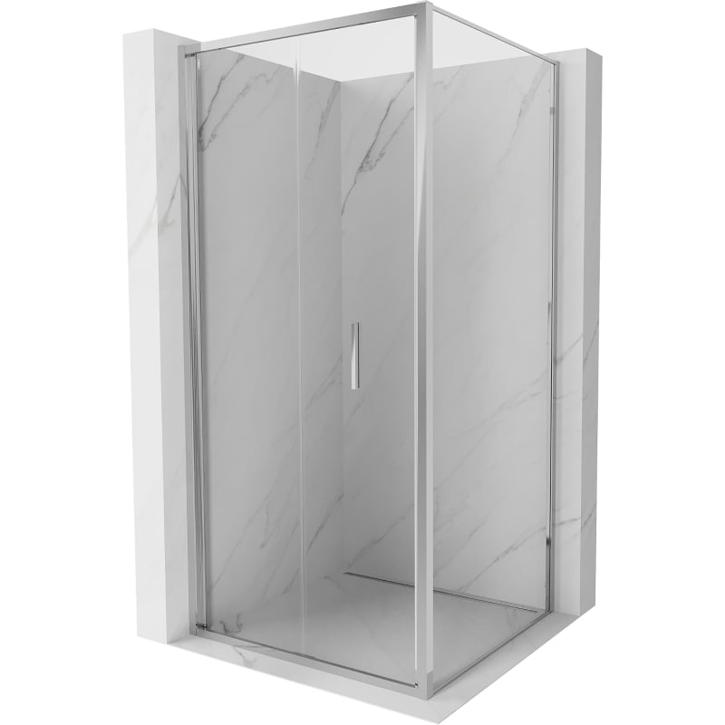 Mexen Exo kabina prysznicowa składana 95 x 95 cm, transparent, chrom - 816-095-095-01-00