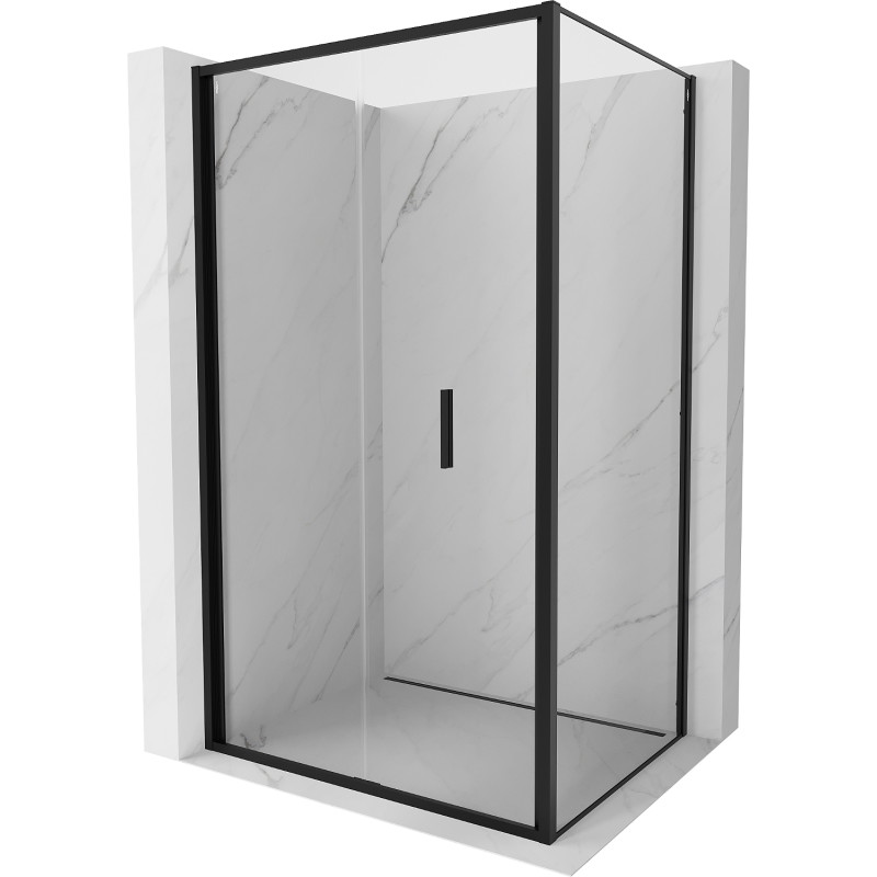 Mexen Exo kabina prysznicowa składana 75 x 90 cm, transparent, czarna - 816-075-090-70-00