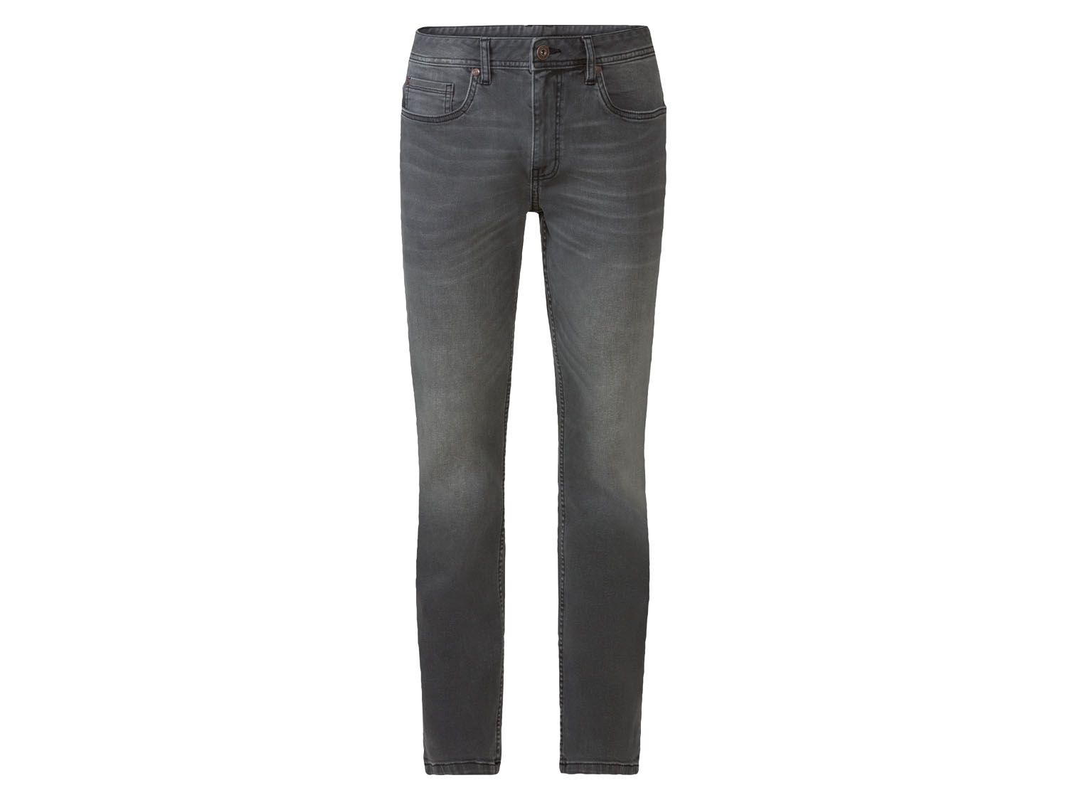 LIVERGY® Jeansy męskie slim fit (52 (36/30), Szary)