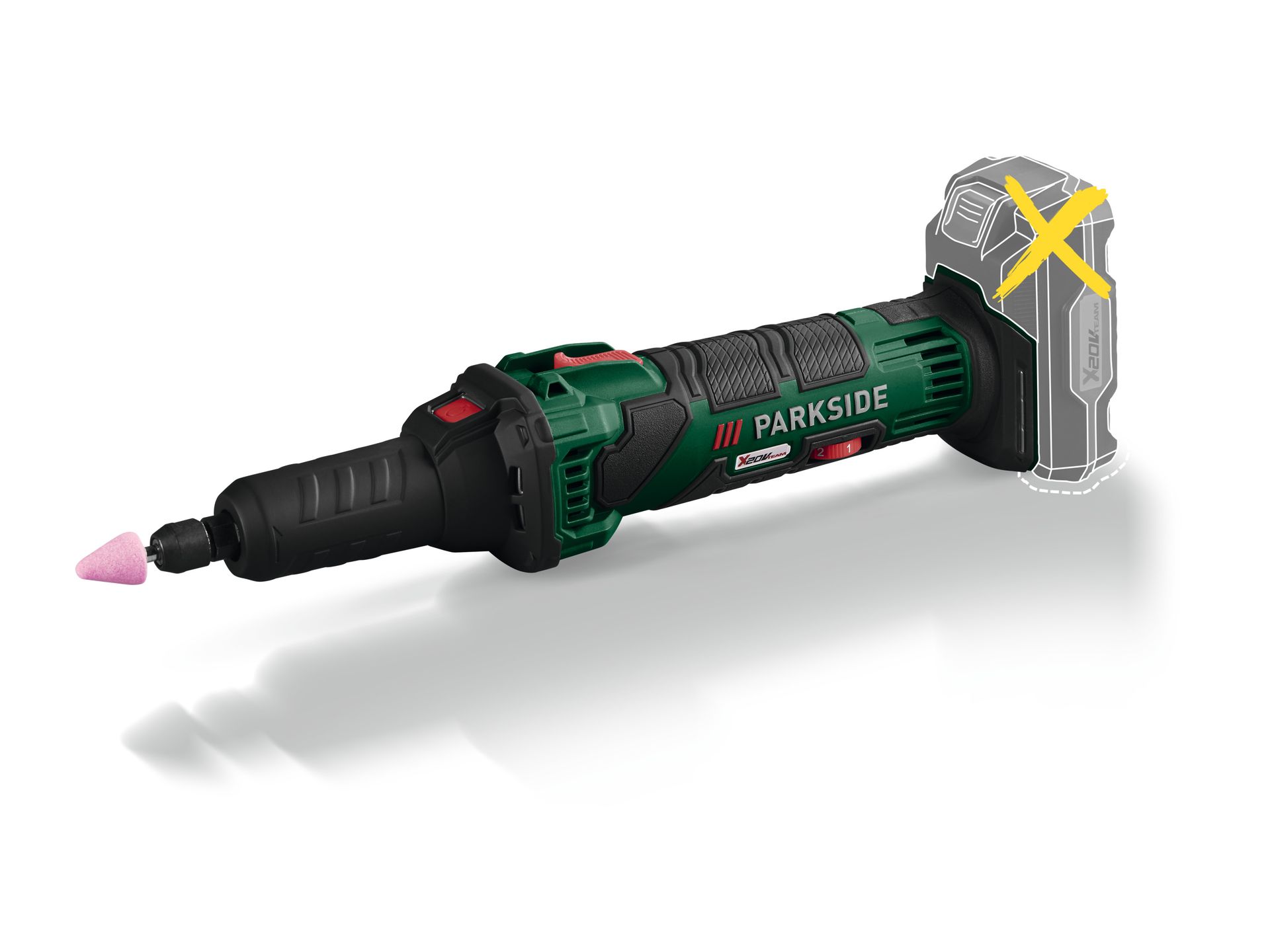 PARKSIDE® Akumulatorowa szlifierka prosta 20 V, PGSA 20-Li A1, (bez akumulatora i ładowarki)