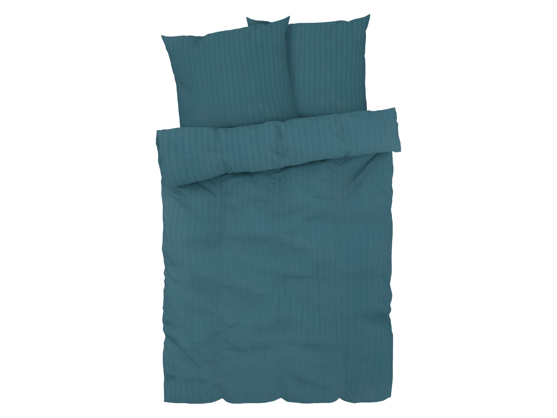 LIVARNO home Pościel satynowa, 160 x 200 cm (W paski)