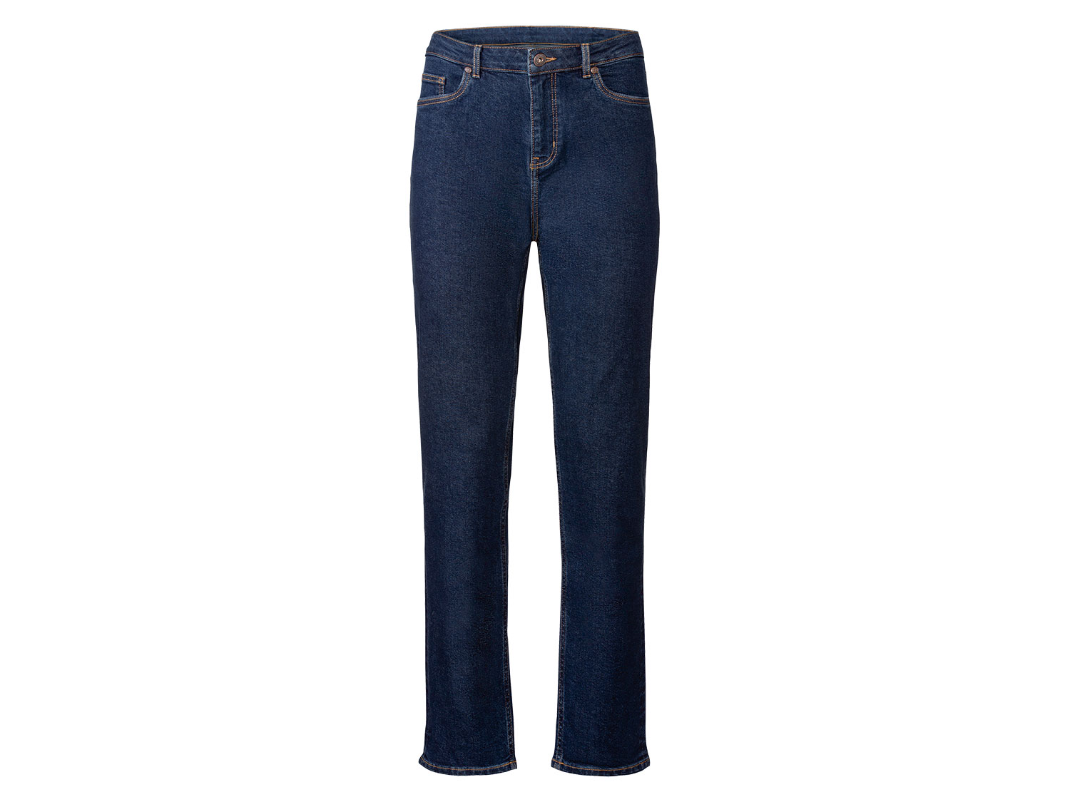 esmara® Jeansy damskie Straight Fit (34, Ciemnoniebieski)