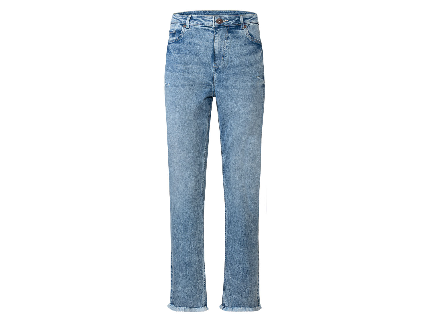 esmara® Jeansy damskie Straight Fit (34, Jasnoniebieski)