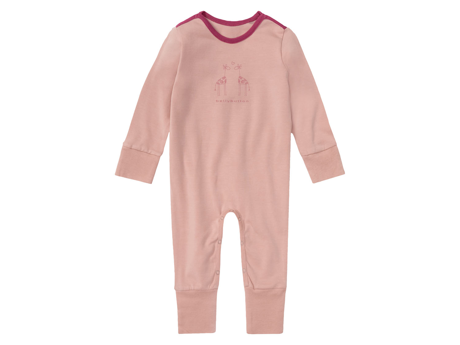 bellybutton Pajacyk niemowlęcy chłopięcy/ dziewczęcy z bawełny (68, Różowy)