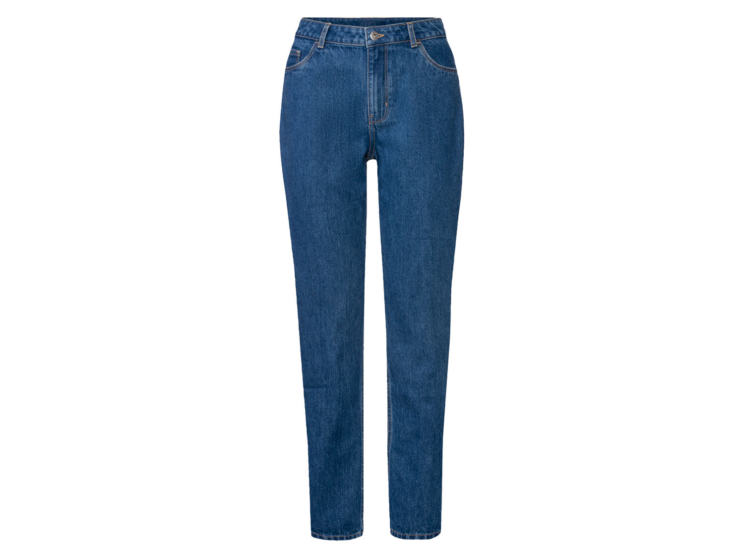 esmara® Jeansy damskie Mom fit (Niebieski, 38)