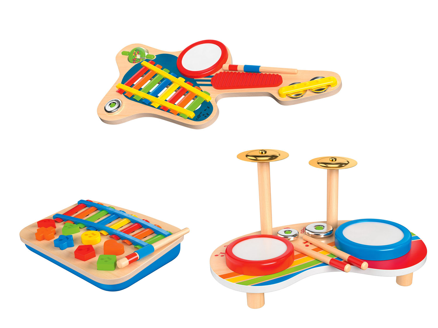 Playtive Instrument muzyczny dla dzieci z drewna