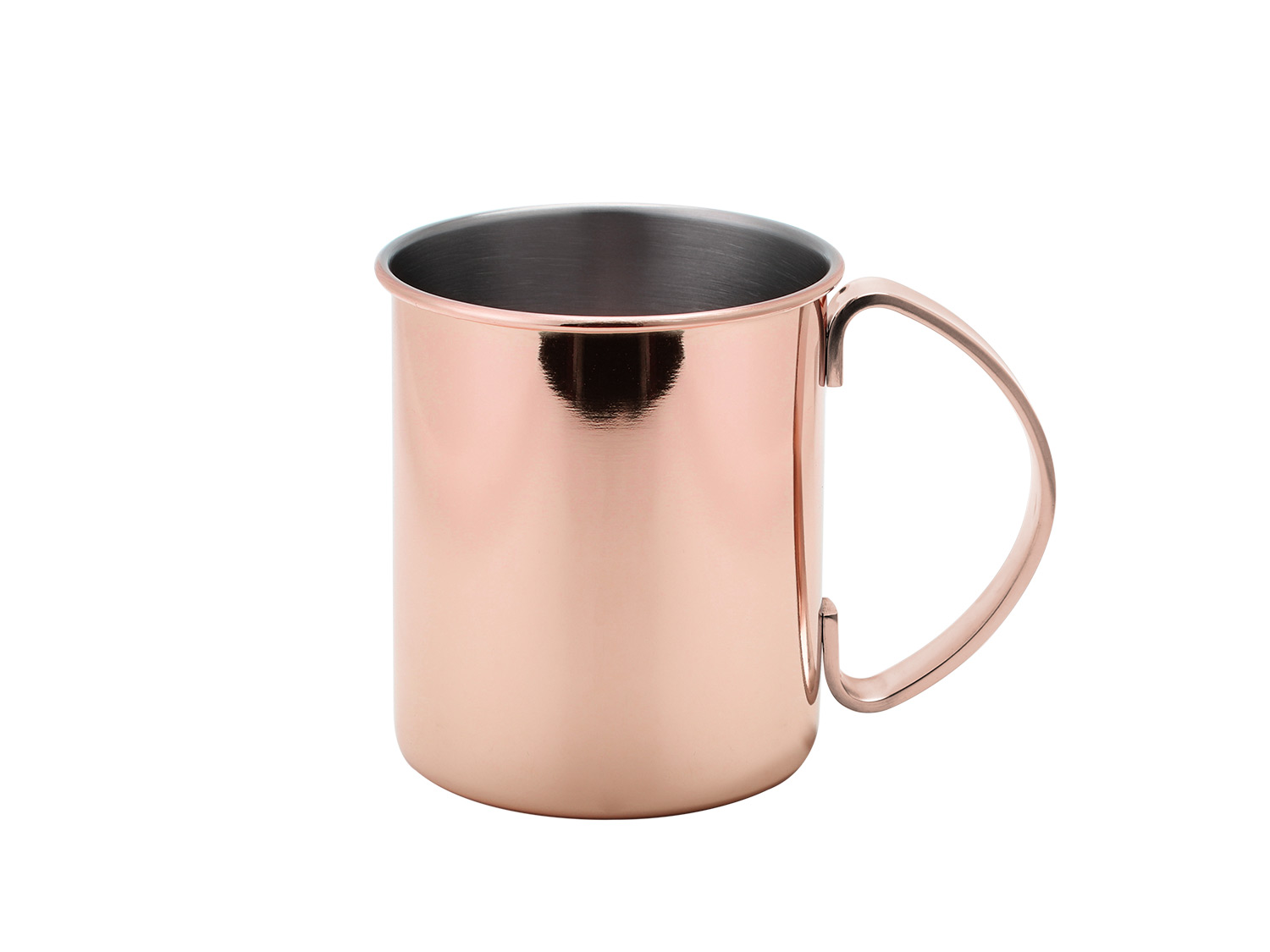ECHTWERK Zestaw kubków do Moscow Mule ze stali nierdzewnej (2 elementy, Miedziany, 1000 ml)