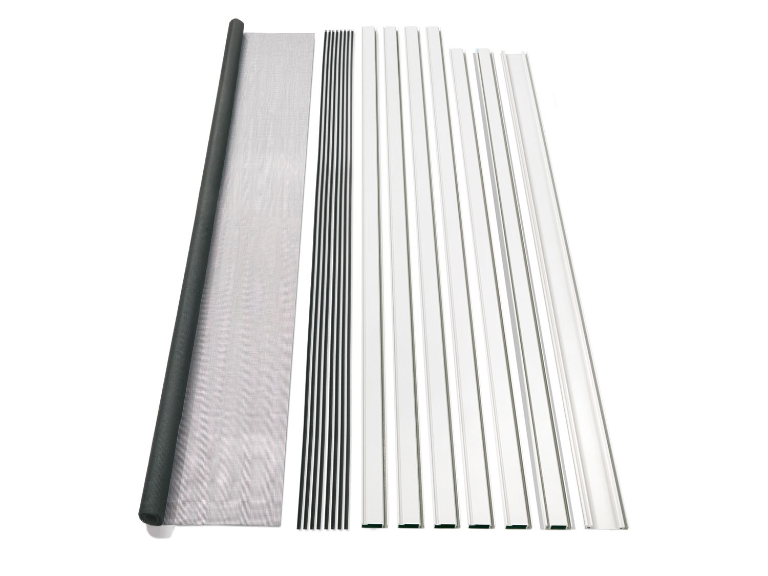 LIVARNO home Moskitiera drzwiowa z ramą aluminiową 100 x 210 cm (Biały)