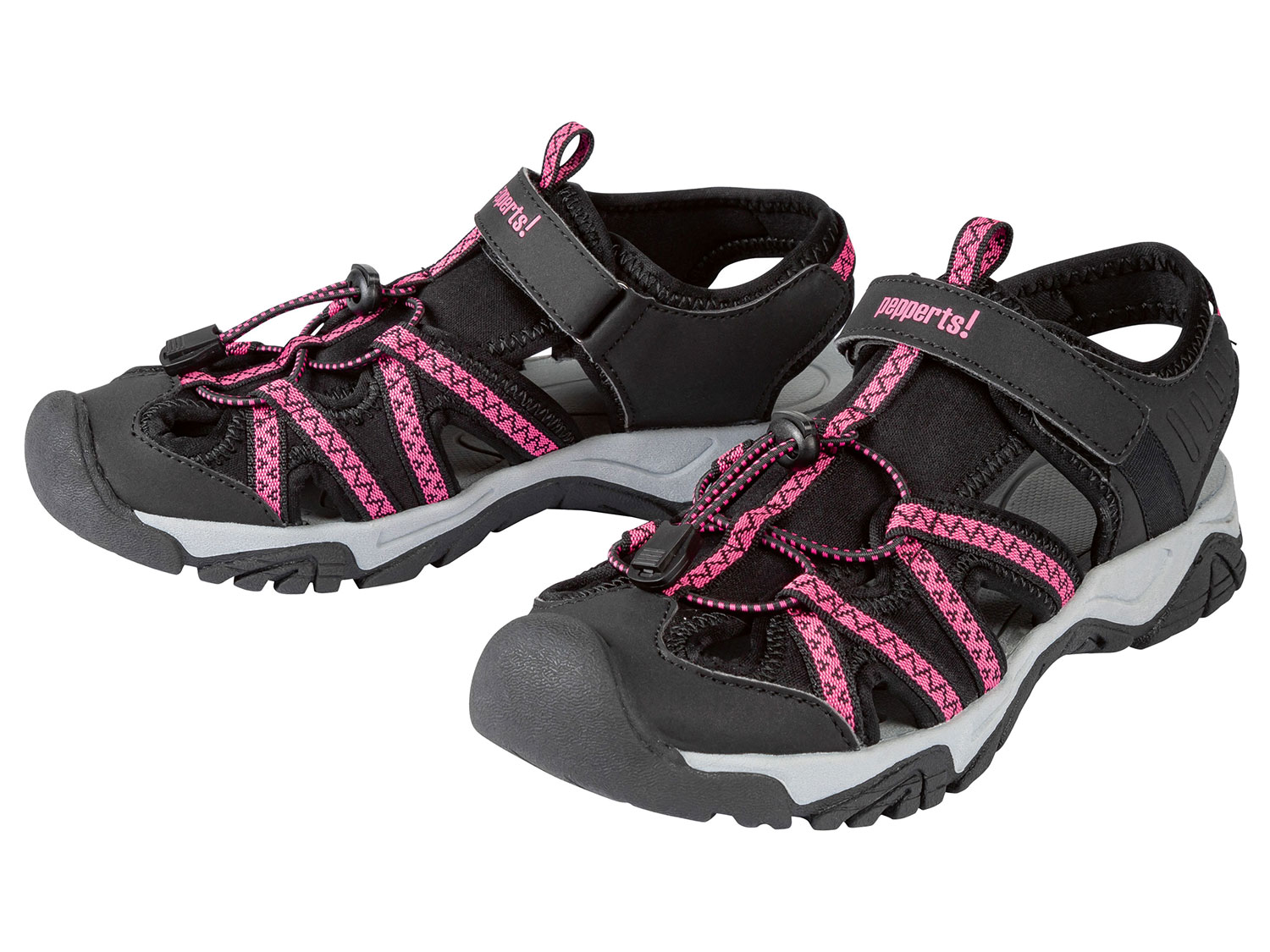 pepperts!® Sandały trekkingowe dziecięce (Czarny, 37)