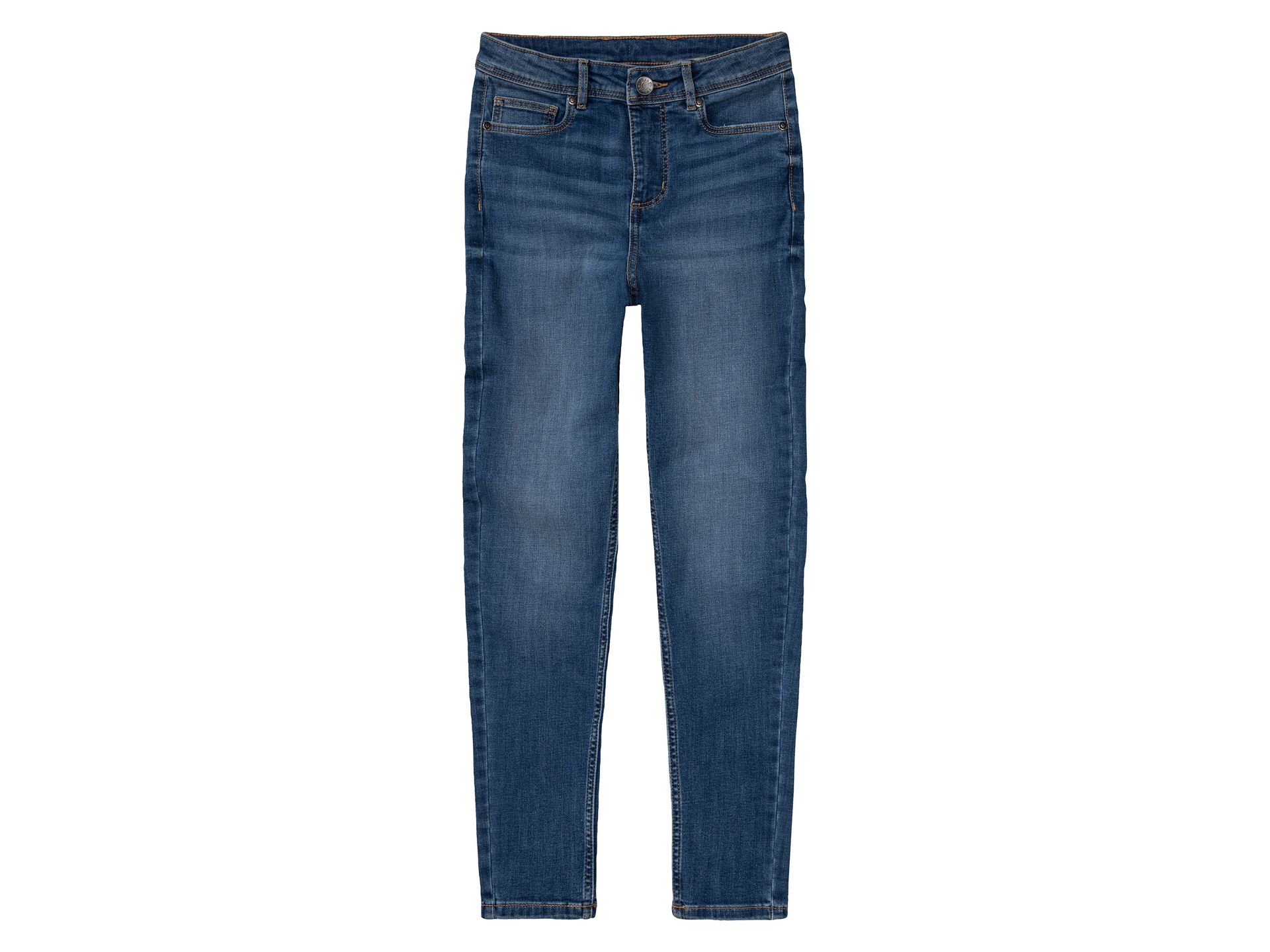 pepperts!® Jeansy dziewczęce z bawełną, super skinny fit (Niebieski, 152)