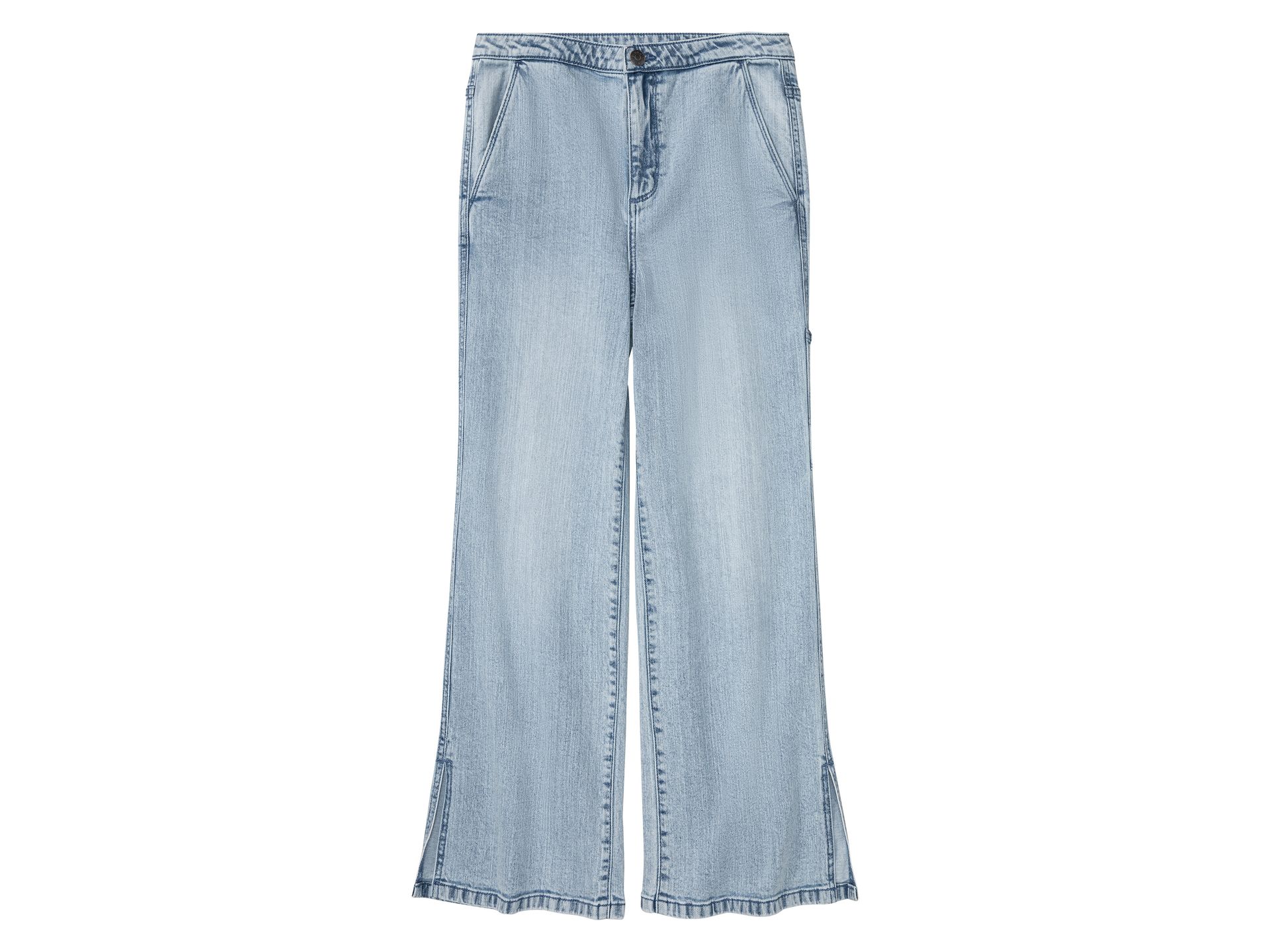 pepperts!® Jeansy dziewczęce z bawełną, wide leg (Niebieski, 164)