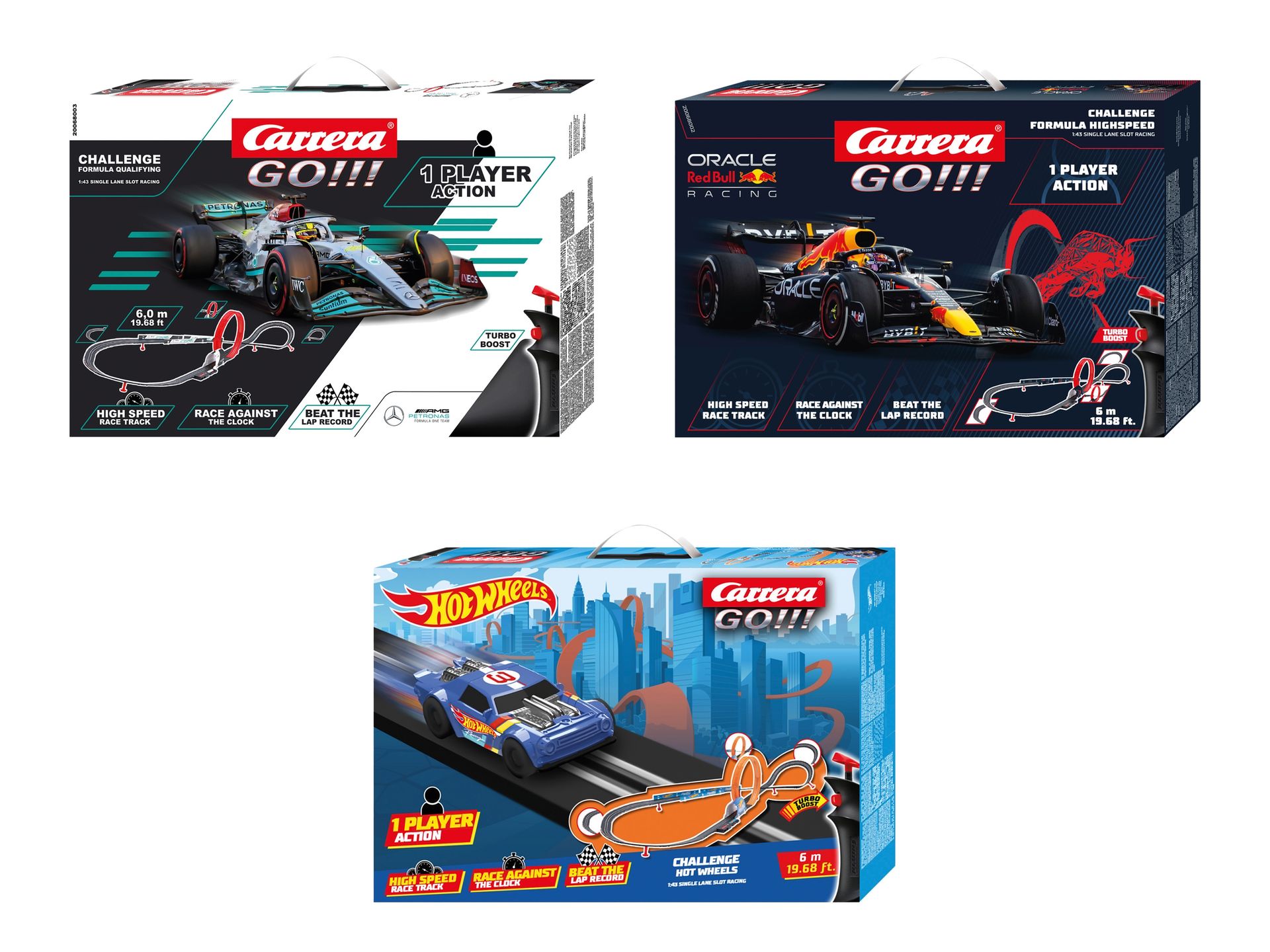 Carrera GO!!! Tor wyścigowy Challenge, dla 1 zawodnika